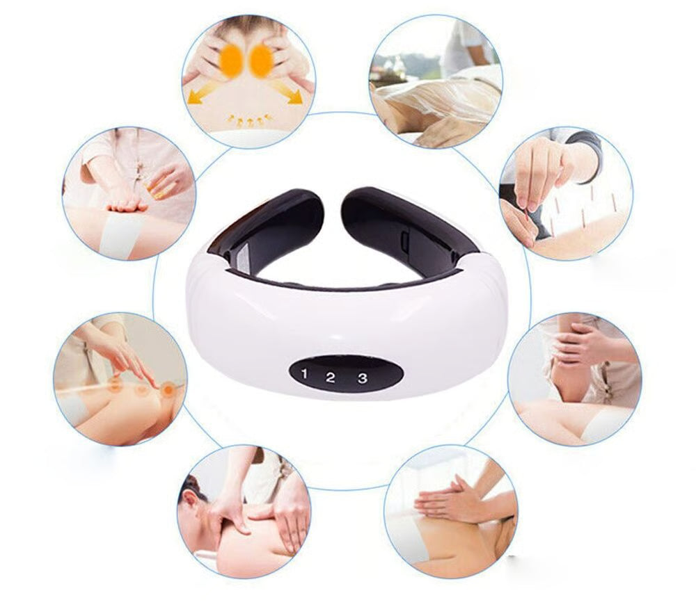 🚨MASAJEADOR CERVICAL INTELIGENTE OFERTA POR TIEMPO LIMITADO🚨